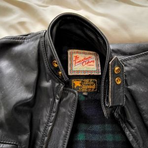 Vintage Leather Motorcycle Jacket